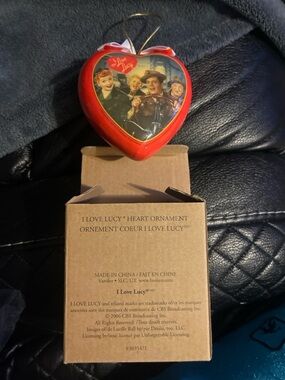 Red Heart Ornament - I LOVE LUCY!!!